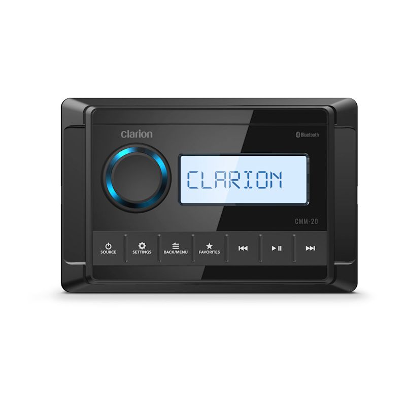 Clarion? Marine Source Unit with LCD Display (CMM-20)