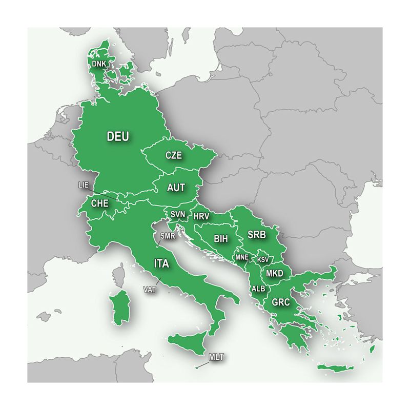 Cycle Map Europe