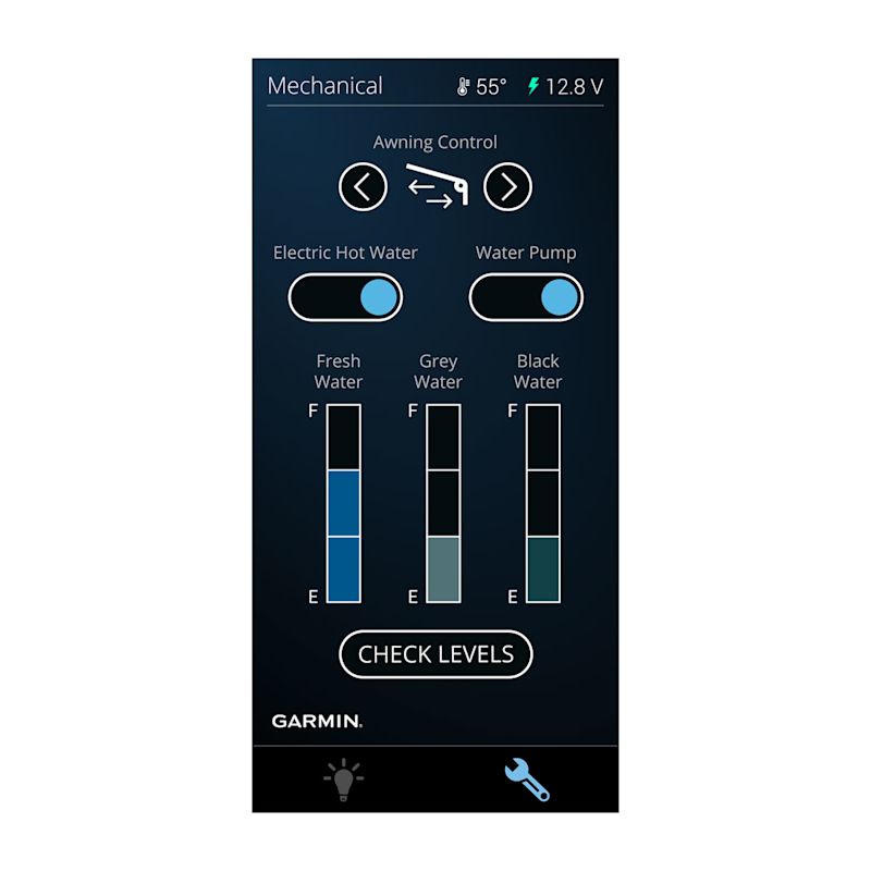 Garmin RV Controls App